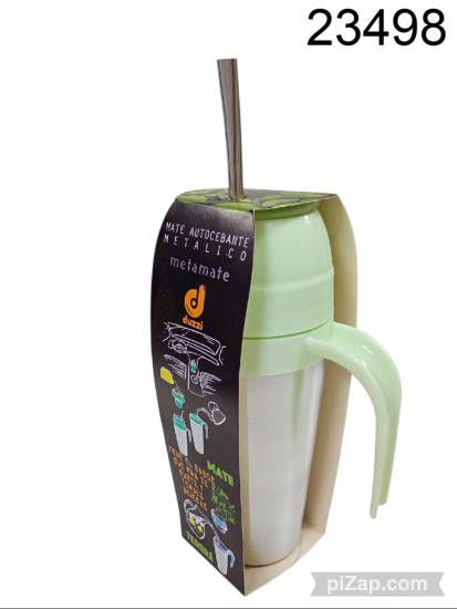 Imagen de MATE AUTOCEBANTE "META MATE" ALUMINIO 400ML 11.25